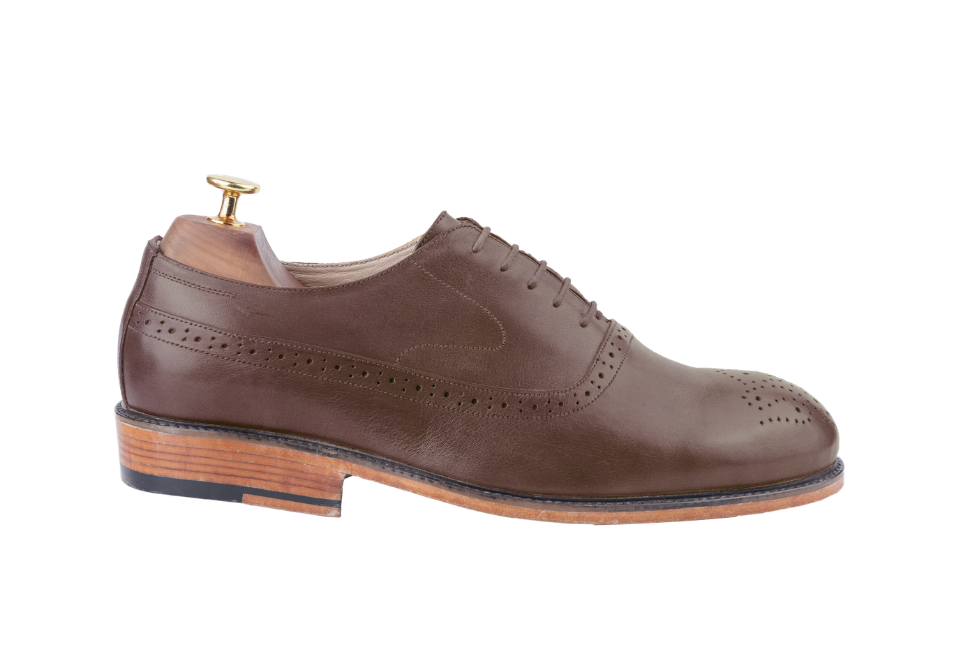 Dark Brown colour for Model 3 - Oxford Plaintoe D1 Full-Brogue (Seoul Last)