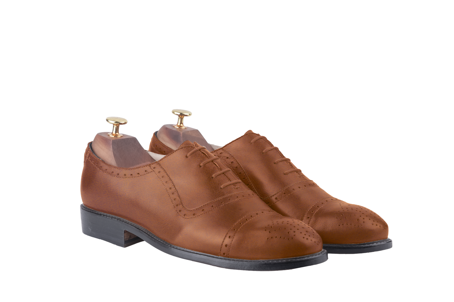 Dark Brown colour for Model 9 - Oxford Captoe D1 Full-Brogue (Jaipur Last)