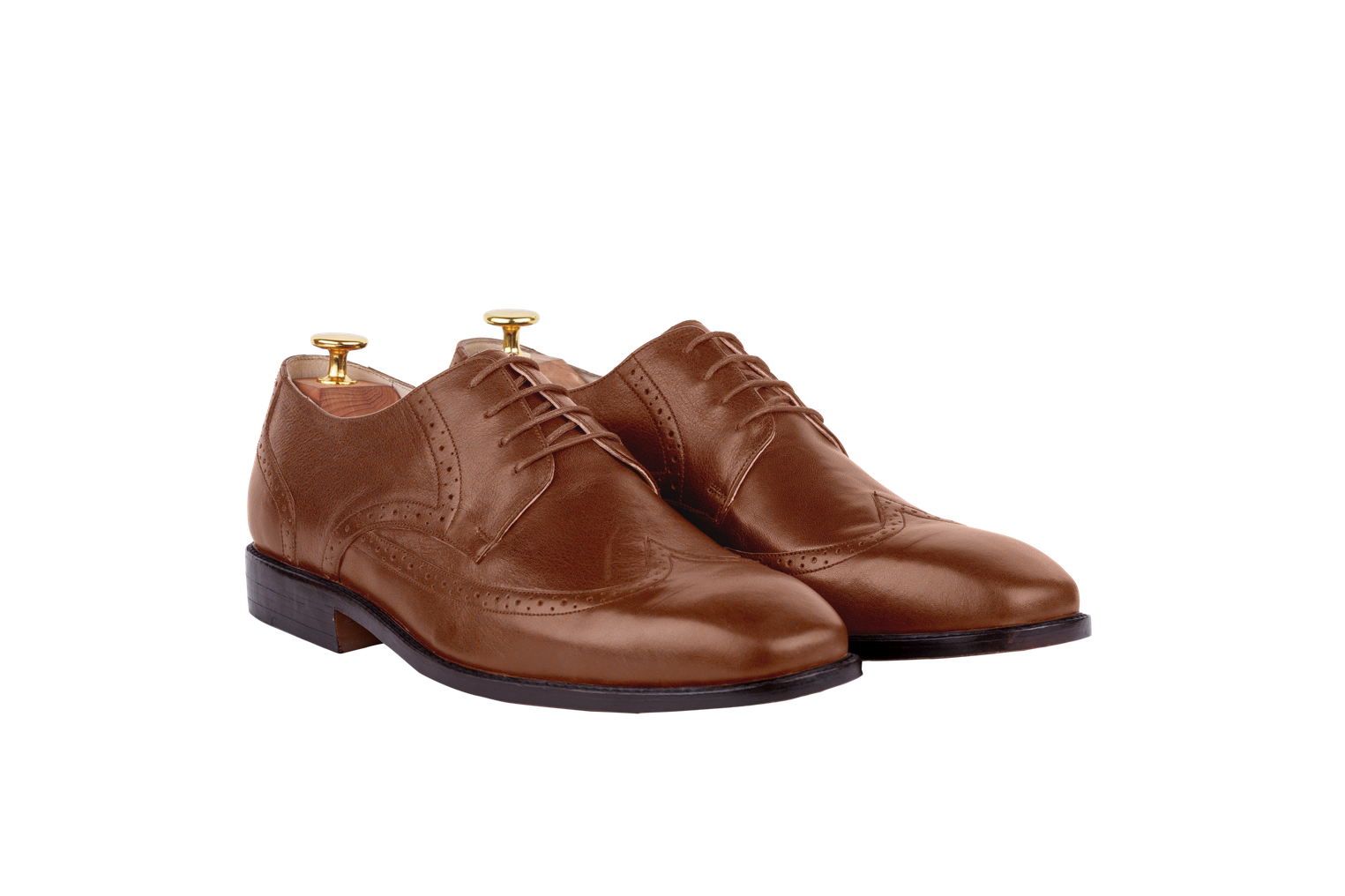 Brown colour for Model 27 - Derby Wingtip Half-Brogue (Lagos Last)
