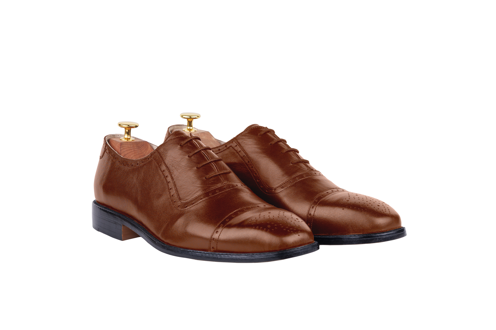 Brown colour for Model 9 - Oxford Captoe D1 Full-Brogue (Lagos Last)