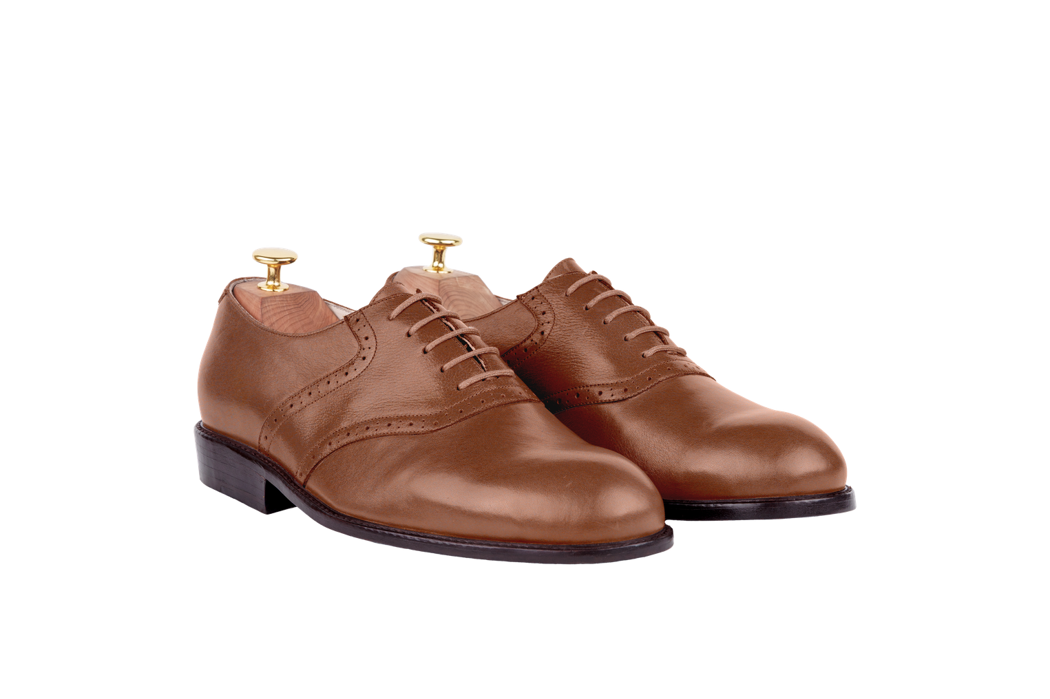 Brown colour for Model 5 - Oxford Plaintoe D2 Half-Brogue (Seoul Last)