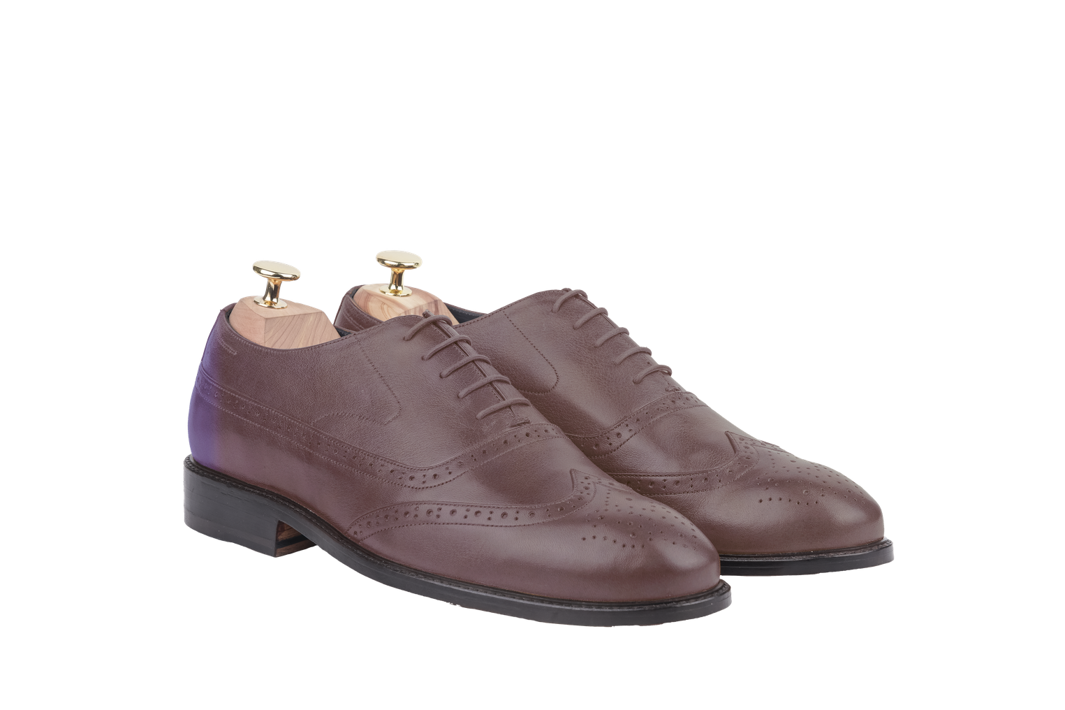 Dark Brown colour for Model 15 - Oxford Wingtip D1 Full-Brogue (Jaipur Last)