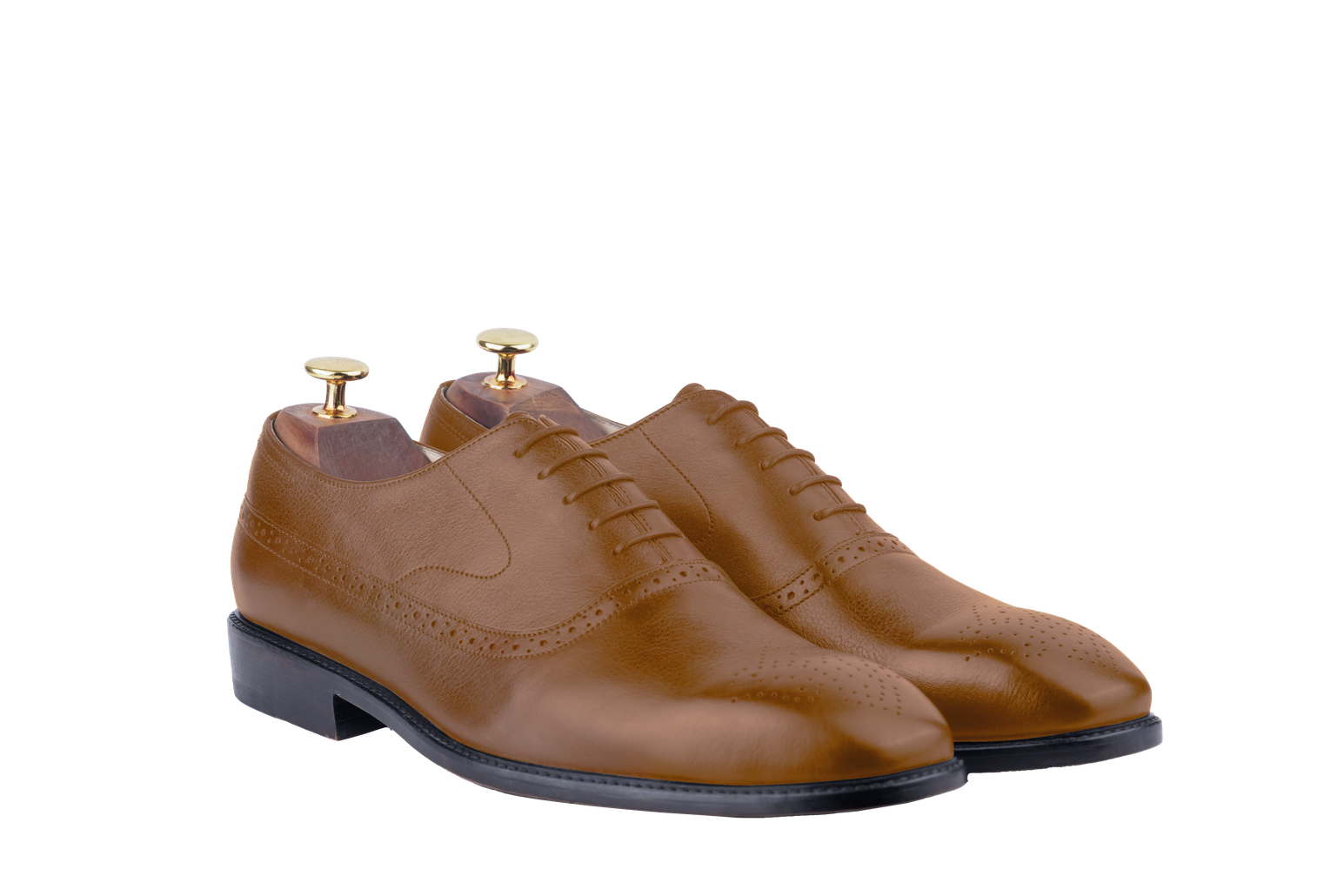 Tan colour for Model 3 - Oxford Plaintoe D1 Full-Brogue (Lagos Last)
