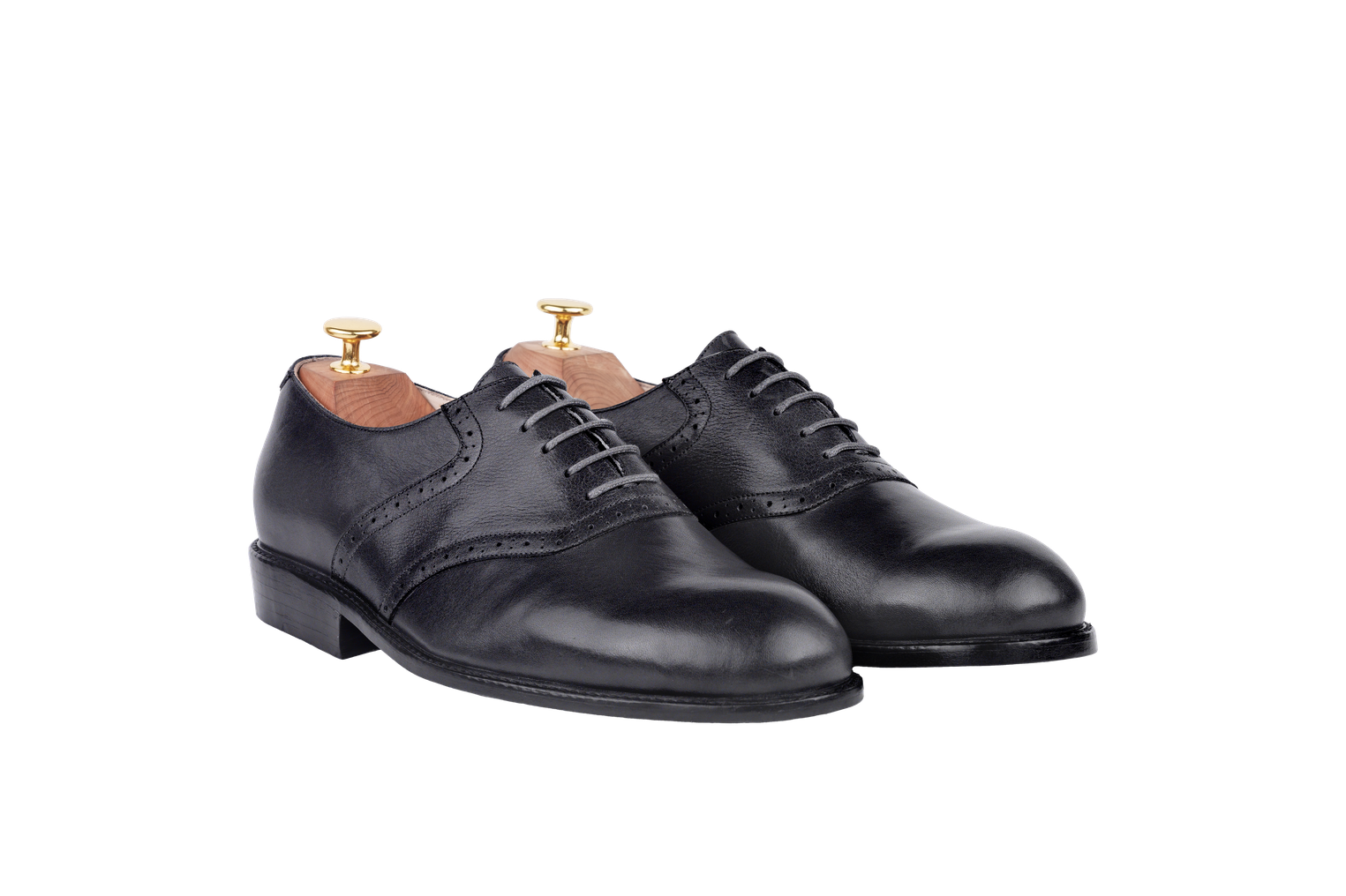Black colour for Model 5 - Oxford Plaintoe D2 Half-Brogue (Seoul Last)