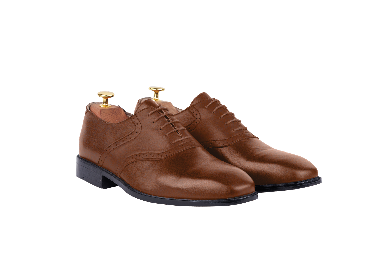 Brown colour for Model 5 - Oxford Plaintoe D2 Half-Brogue (Lagos Last)