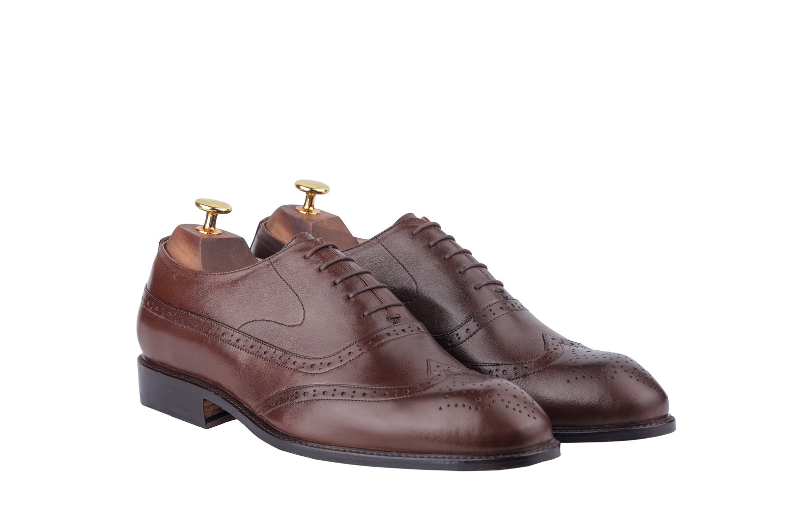 Dark Brown colour for Model 15 - Oxford Wingtip D1 Full-Brogue (Kochi Last)
