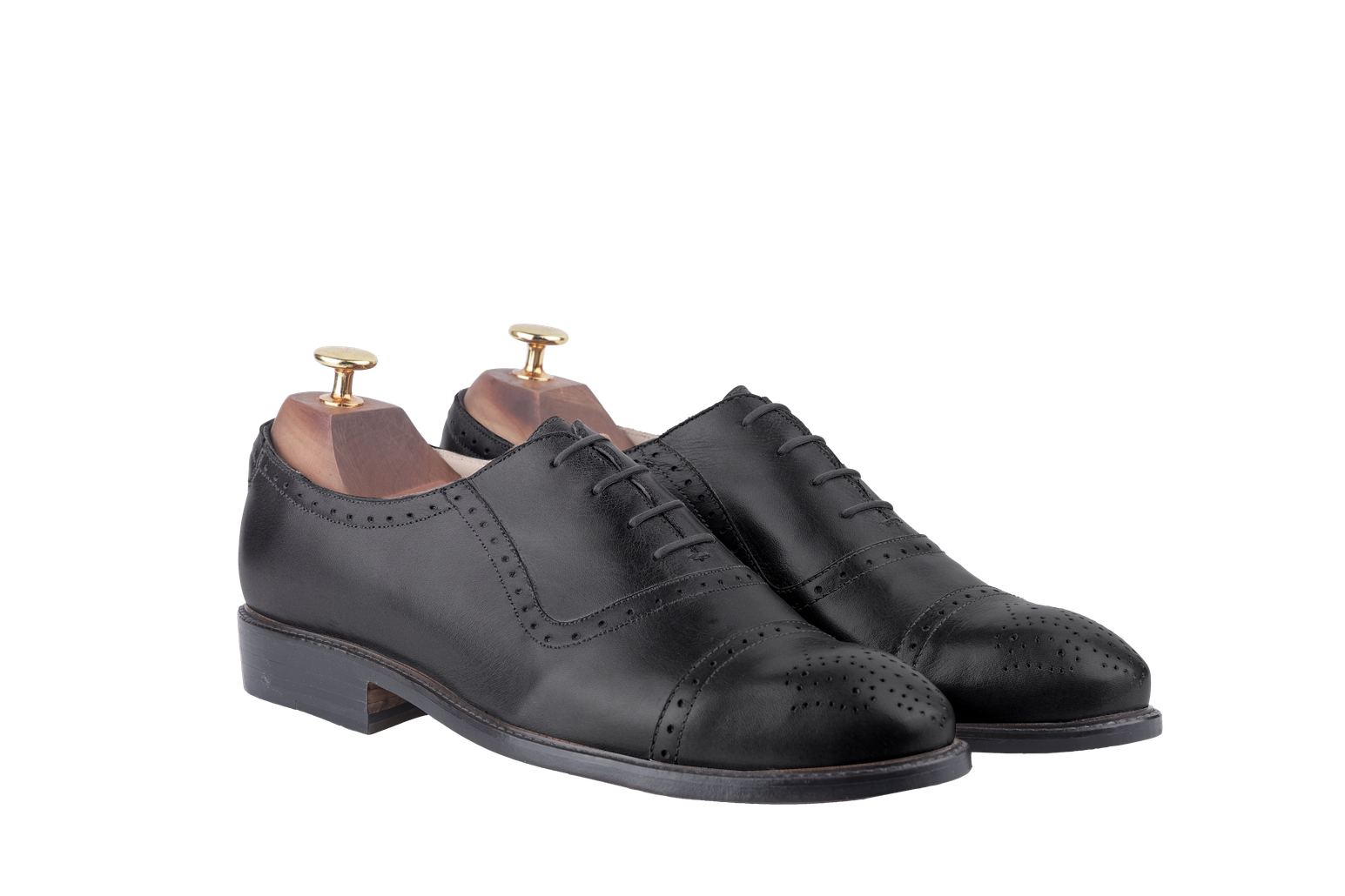 Black colour for Model 9 - Oxford Captoe D1 Full-Brogue (Jaipur Last)